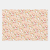 Feuille De Papier Cadeau Action de grâces (Devant)