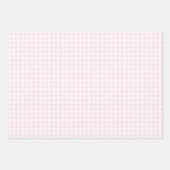 Feuille De Papier Cadeau Addy's Pink Marshmallow En vichy Wrapping Paper (Devant 2)