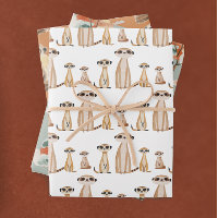 Adorable Safari sauvage Meerkat Anniversaire