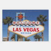 Feuille De Papier Cadeau Affiche de bienvenue Las Vegas (Devant 2)