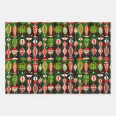 Feuille De Papier Cadeau Afrocentric Christmas sans couture - 19pouces x 29 (Devant 3)