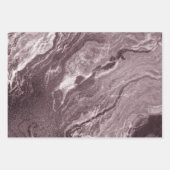 Feuille De Papier Cadeau Agate rouge cristallisée | Ruby Crimson en pierre (Devant)