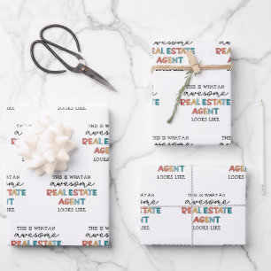 Feuille De Papier Cadeau Agent Immobilier Drôle Awesome Réalisateur