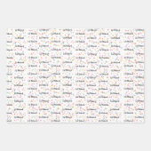 Feuille De Papier Cadeau Aïd Moubarak (Devant)