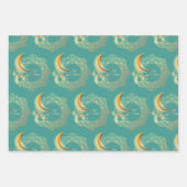 Feuille De Papier Cadeau Aïd moubarak fanoos (Devant)