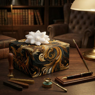 Feuille De Papier Cadeau Aigle Totem & Feather Swils Majestic Design