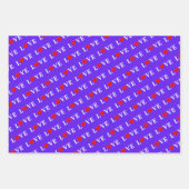 Feuille De Papier Cadeau AIVE Pink Green Lavender (Devant)