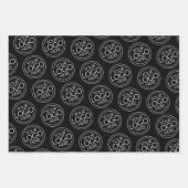 Feuille De Papier Cadeau Ajoutez Votre Logo Entreprise Moderne Minimaliste  (Devant)