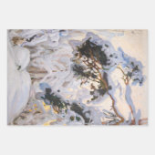 Feuille De Papier Cadeau Akseli Gallen-Kallela - Forêt en hiver (Devant 3)