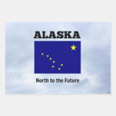 Feuille De Papier Cadeau Alaska, du nord au futur (Devant 2)