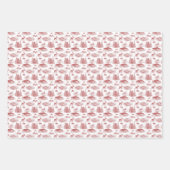 Feuille De Papier Cadeau Alaska Toile Wrapping Paper  (Devant)