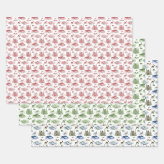 Feuille De Papier Cadeau Alaska Toile Wrapping Paper