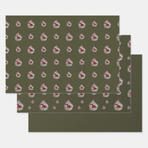 Feuille De Papier Cadeau Alexandre le Cardinal Wrapping Paper Set