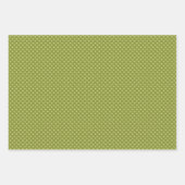 Feuille De Papier Cadeau Algues coeurs de Crustacés (Devant)