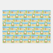 Feuille De Papier Cadeau Alhoa Holiday (Devant)