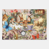 Feuille De Papier Cadeau Alice à Wonderland (Devant 2)