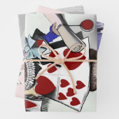 Feuille De Papier Cadeau Alice au pays des merveilles (En situation)