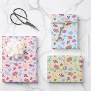 Feuille De Papier Cadeau Alice au pays des merveilles Chat de Cheshire rose