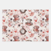 Feuille De Papier Cadeau Alice au pays des merveilles Motif (Devant)