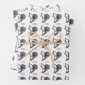 Feuille De Papier Cadeau Alien gris, la vérité est là (En situation)