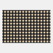 Feuille De Papier Cadeau Aliments Assortis Qui Se Réunissent (Devant 3)