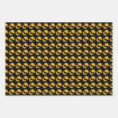 Feuille De Papier Cadeau Aliments Assortis Qui Se Réunissent (Devant)