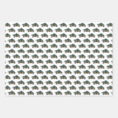 Feuille De Papier Cadeau Alligator (Devant 3)