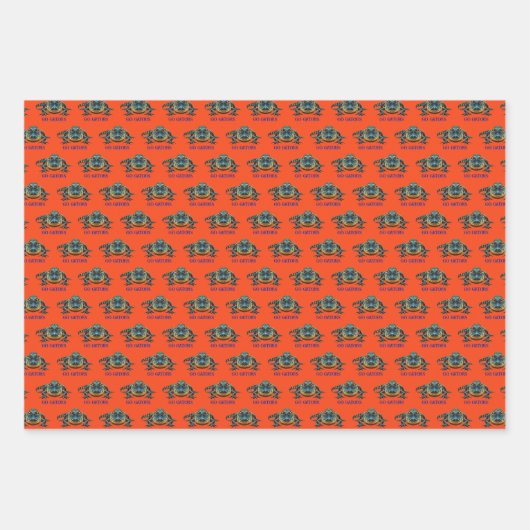 Feuille De Papier Cadeau Alligator - Go Gators (Devant 3)