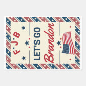 Feuille De Papier Cadeau Allons Brandon (Devant 3)