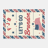 Feuille De Papier Cadeau Allons Brandon (Devant 2)