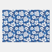 FEUILLE DE PAPIER CADEAU ALOHA VENDREDI (BLEU) (Devant 3)