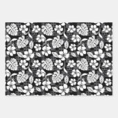 FEUILLE DE PAPIER CADEAU ALOHA VENDREDI (NOIR) (Devant 3)