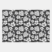 FEUILLE DE PAPIER CADEAU ALOHA VENDREDI (NOIR) (Devant)