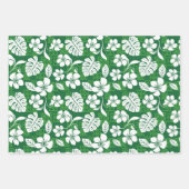 FEUILLE DE PAPIER CADEAU ALOHA VENDREDI (VERT) (Devant 3)