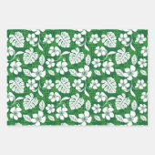 FEUILLE DE PAPIER CADEAU ALOHA VENDREDI (VERT) (Devant 2)