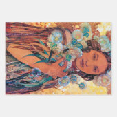 Feuille De Papier Cadeau Alphonse Mucha, American Works (Devant 2)