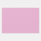 Feuille De Papier Cadeau Amarante Saumon Clair Perle Rose Nuances 3 Tons (Devant 3)