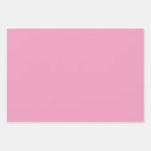 Feuille De Papier Cadeau Amarante Saumon Clair Perle Rose Nuances 3 Tons (Devant 2)