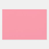 Feuille De Papier Cadeau Amarante Saumon Clair Perle Rose Nuances 3 Tons (Devant)