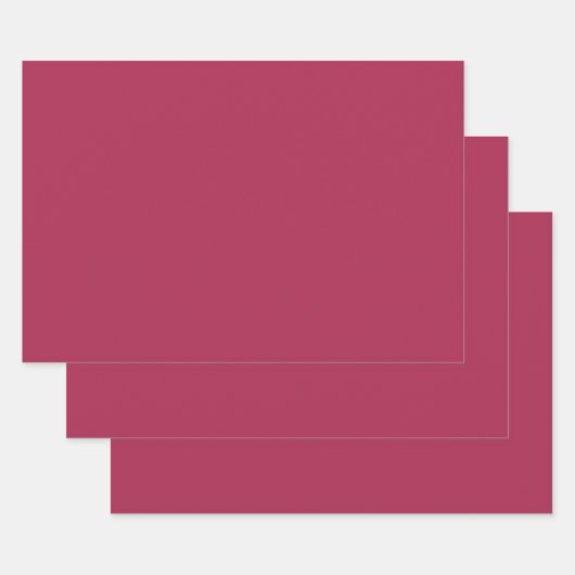 Feuille De Papier Cadeau Amaranth violet (couleur solide) (Lot)