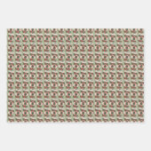 Feuille De Papier Cadeau Amateurs de café de Noël (Devant 3)