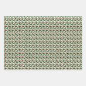 Feuille De Papier Cadeau Amateurs de café de Noël (Devant)