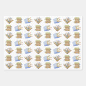 Feuille De Papier Cadeau Amateurs de livres Joyeux Noël (Devant 3)