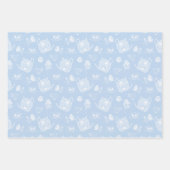 Feuille De Papier Cadeau Amateurs de thé Teapots bleus Teapots Indulgence V (Devant 2)