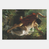 Feuille De Papier Cadeau Amateurs en Swing. Printemps par Pierre Auguste Co (Devant 2)