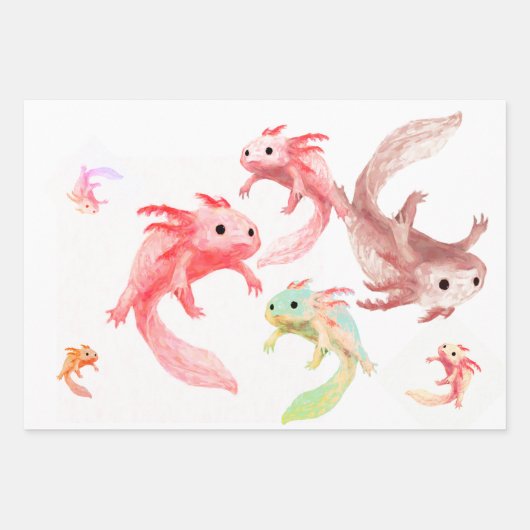 Feuille De Papier Cadeau ambistoma™ (Devant)