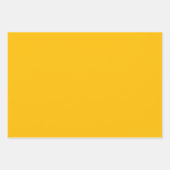 Feuille De Papier Cadeau Ambre	  (couleur solide)  (Devant 3)