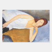 Feuille De Papier Cadeau Amedeo Modigliani - Jeanne Hebuterne (Devant 3)