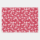 Feuille De Papier Cadeau American Bully Christmas (Devant)