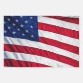 Feuille De Papier Cadeau American Flag (Devant 3)